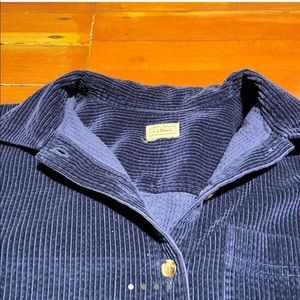 L.L Bean corduroy Flannel
